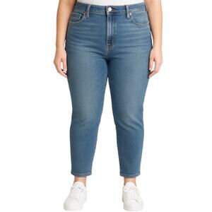 Madewell Women's Blue High Waist Skinny Medium Wash Denim Jeans Pants Size 18